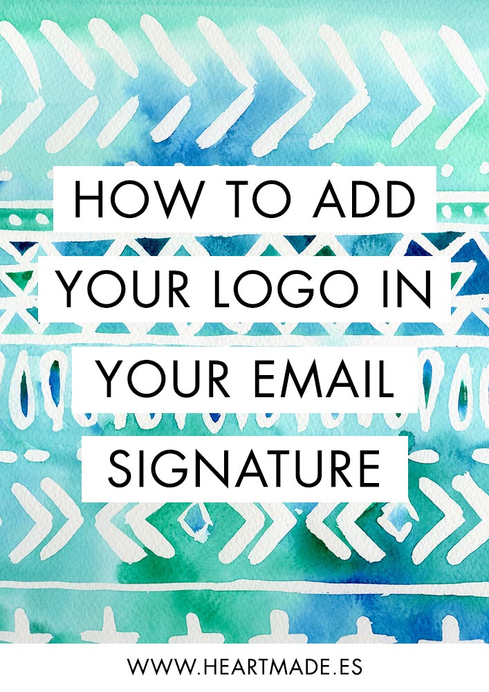 I found a very easy way to set up an email signature with your logo - check the tutorial here
