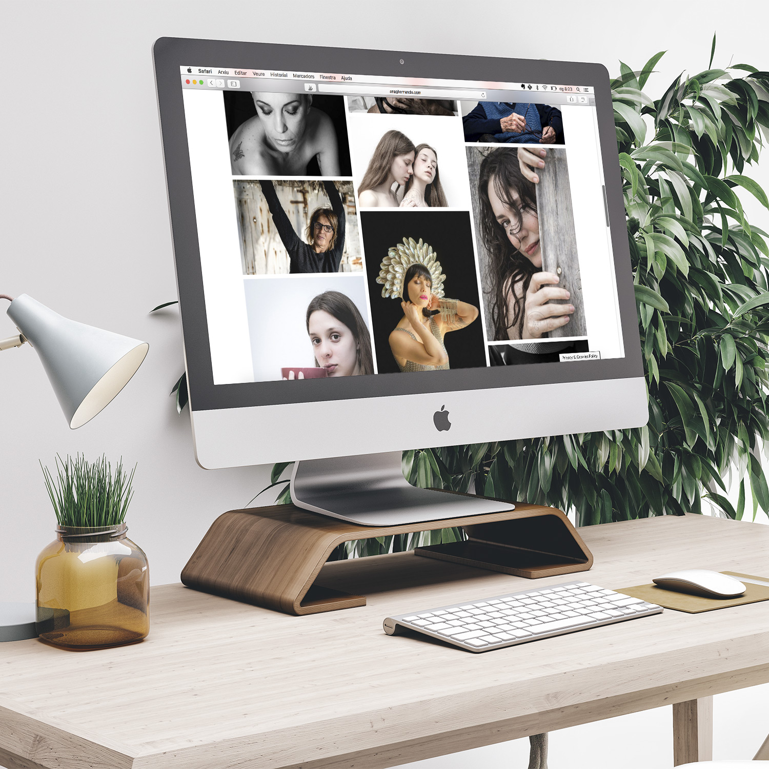 photographer portfolio design by Heartmade.es