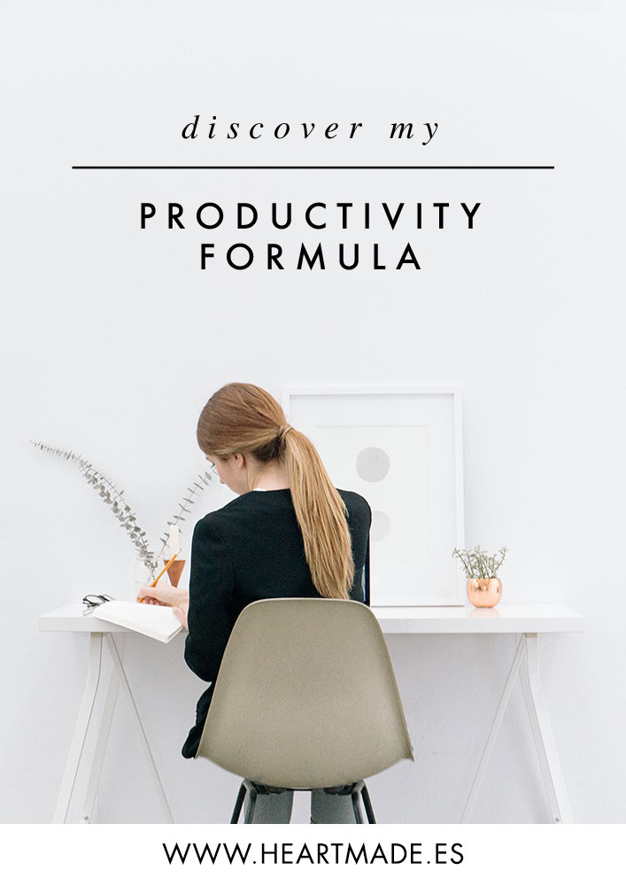 Discover my Productivity Formula and learn how to do more in less time. Be ready to commit for a healthier and happier work life