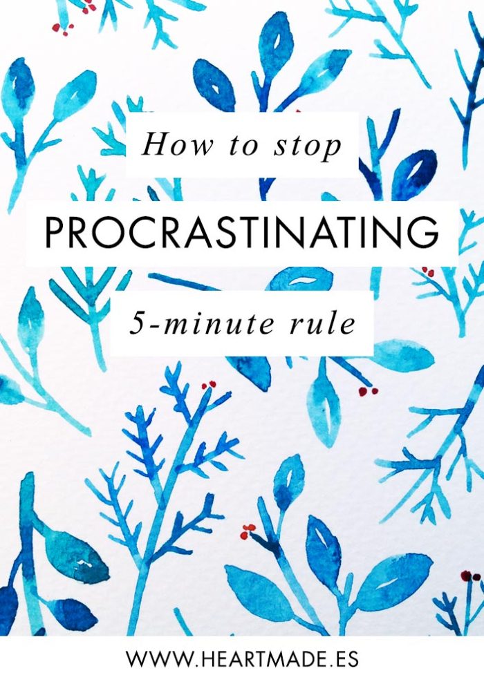 The 5 minute rule is the perfect solution to stop procrastinating.