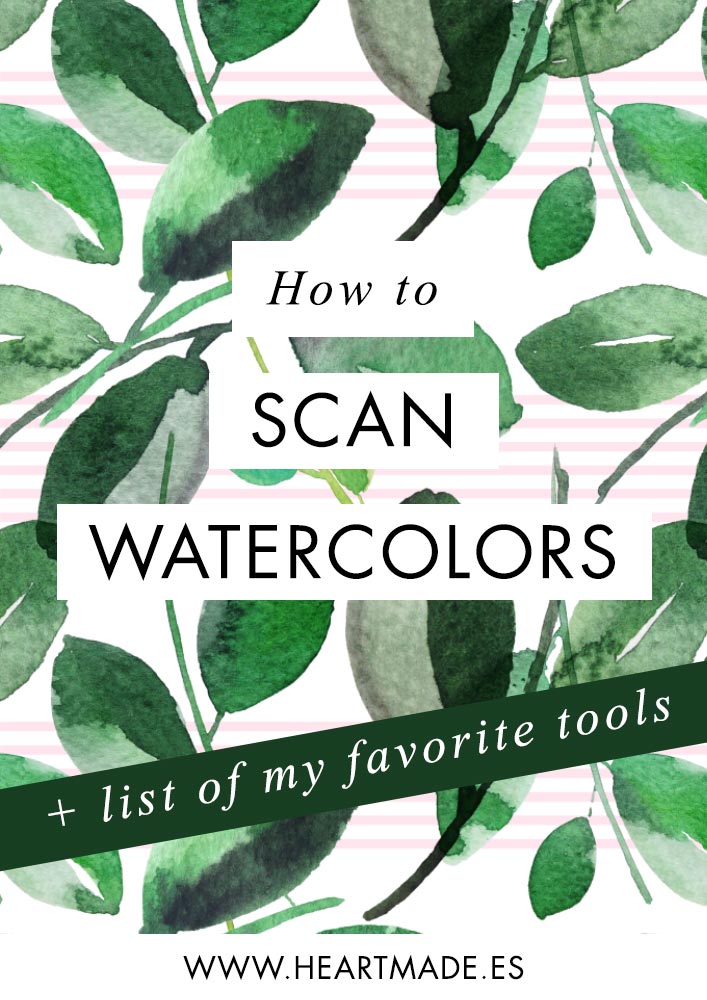 This is how I can my watercolor paintings. Do you want to know the best scanner I found? Here you have the info :)