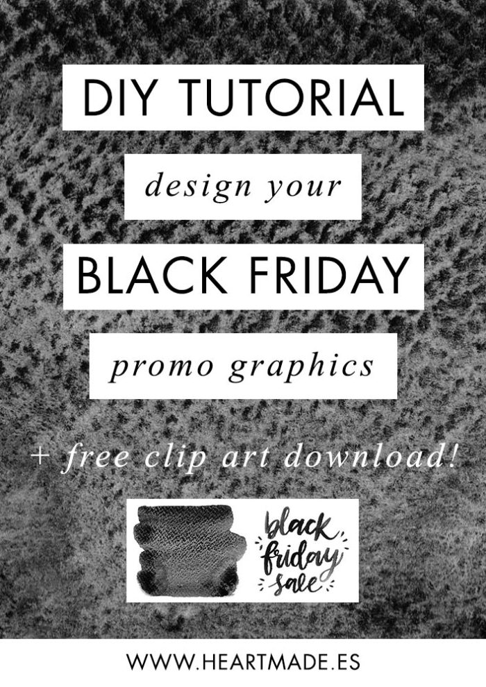 In this tutorial, I'm teaching how you can design your own Black Friday sale graphics using watercolor paintings.