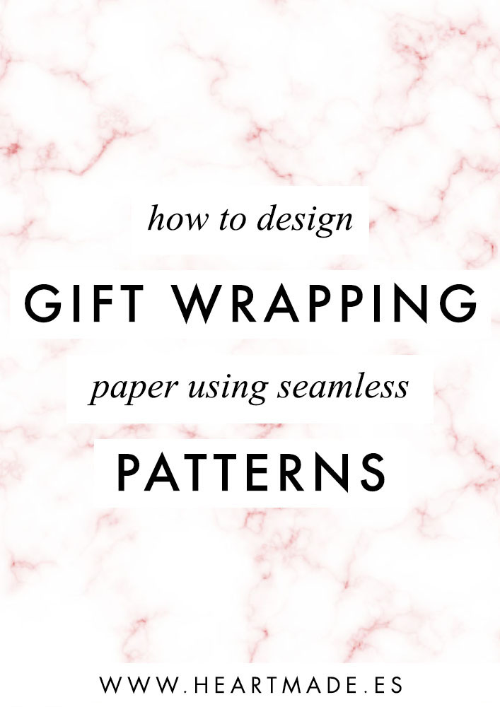 In this video tutorial I'll teach you how to design your own homemade gift wrapping paper using seamless patterns.