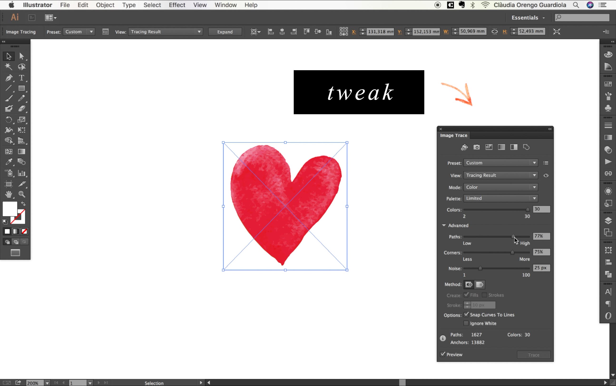 how to vectorize any watercolor painting with Illustrator.